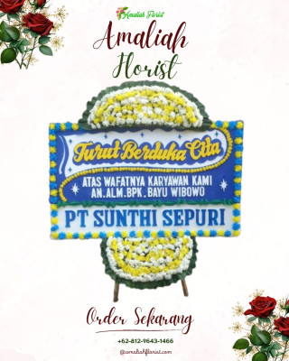 Papan Bunga Duka di Kadipiro